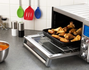 food in microwave oven