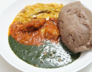 Ewedu Amala and Gbegiri