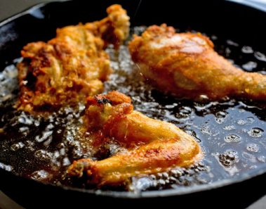 frying chicken
