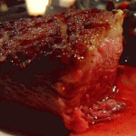 red meat and juice