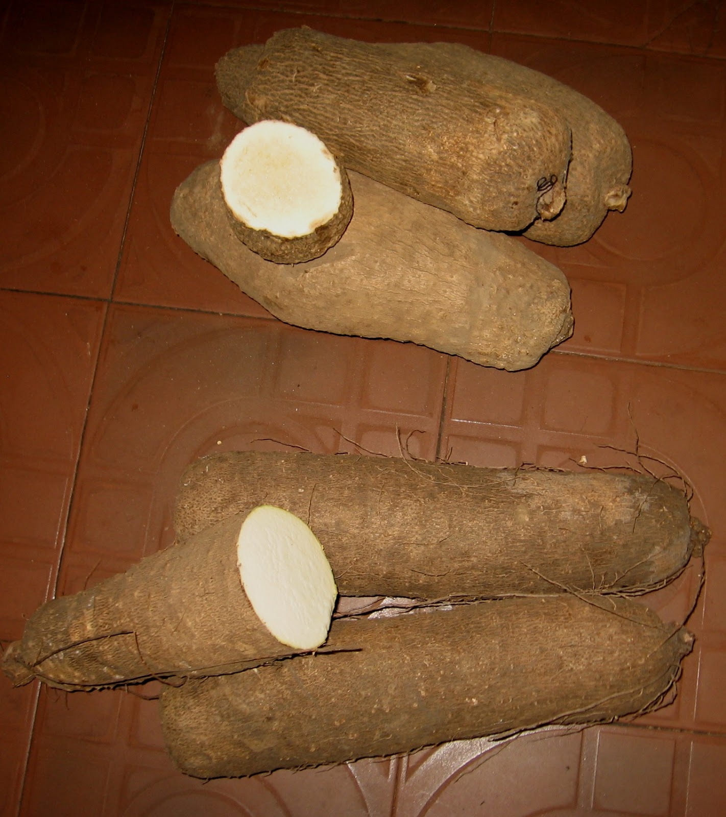 cut yam storage