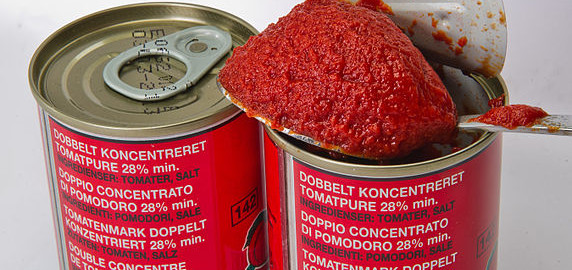 tomato puree in can
