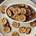 baked banana chips