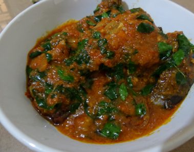 Chicken And Moringa Tomato Sauce Recipe
