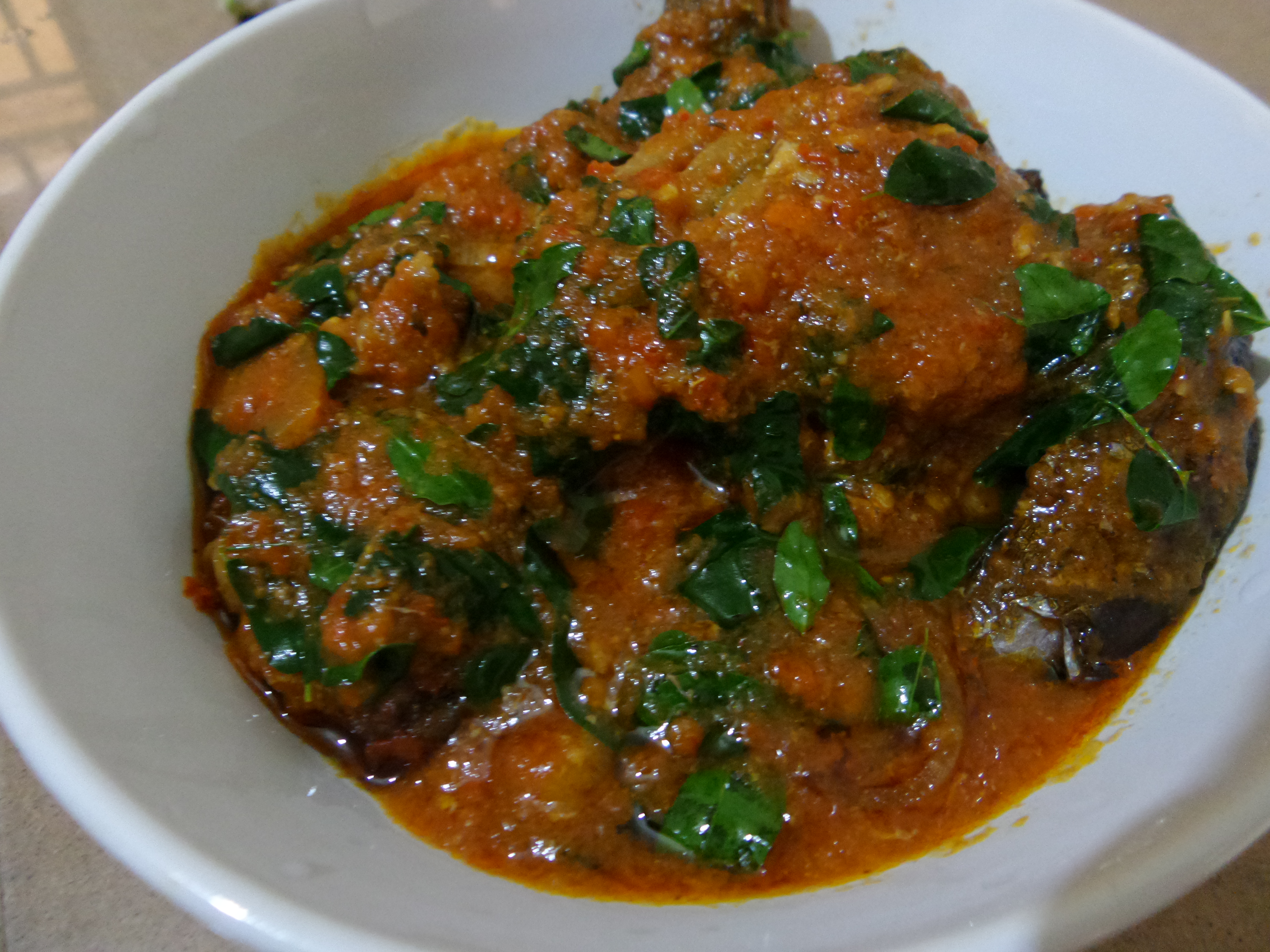 Chicken And Moringa Tomato Sauce Recipe